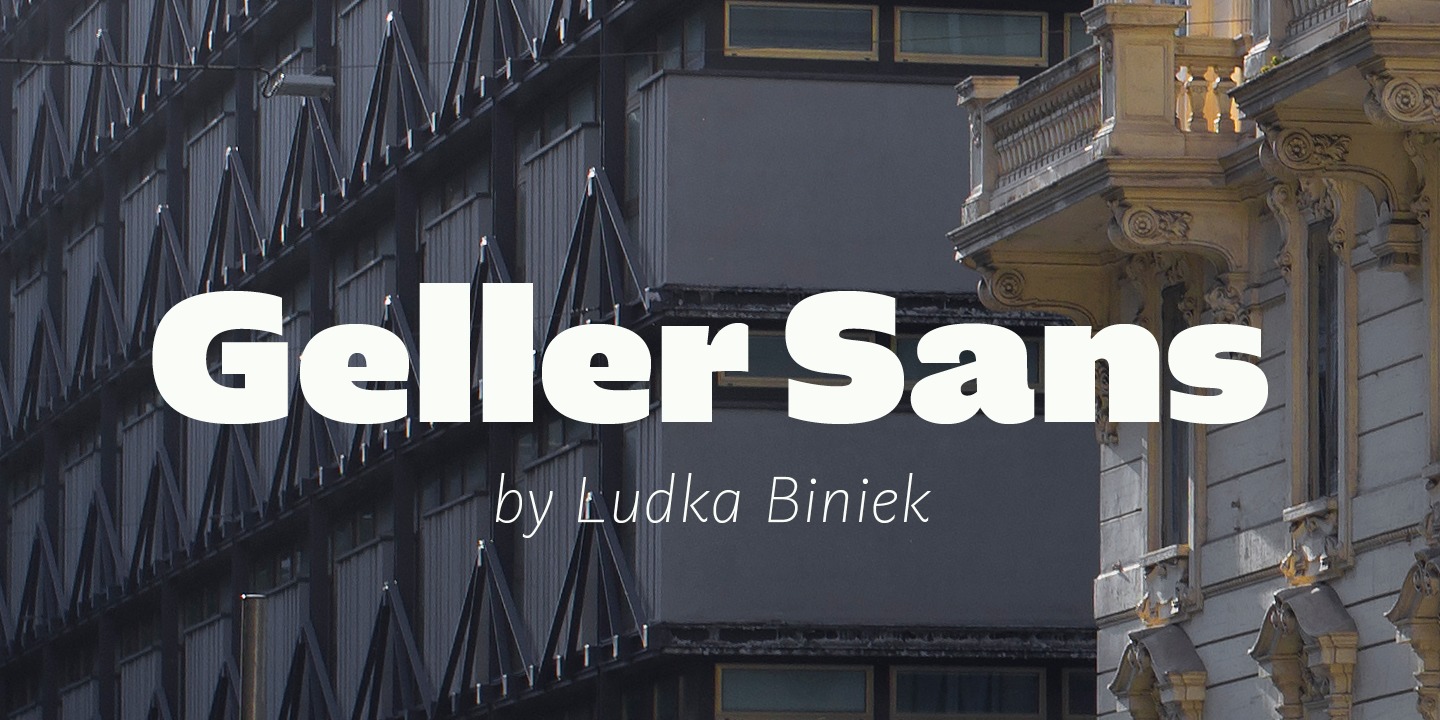 Beispiel einer Geller Sans Nr-Schriftart